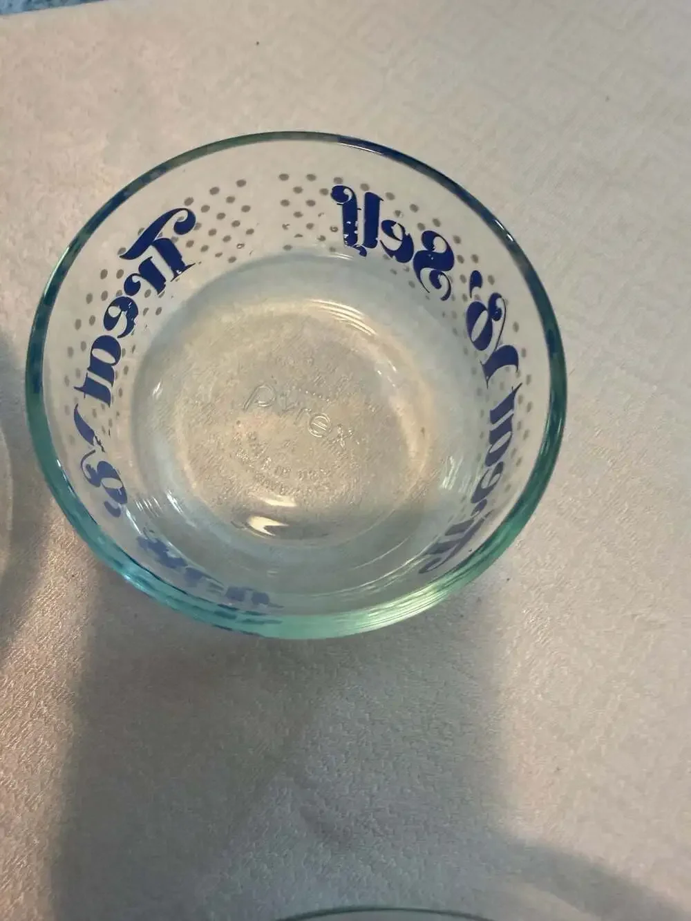 Pyrex glass storage